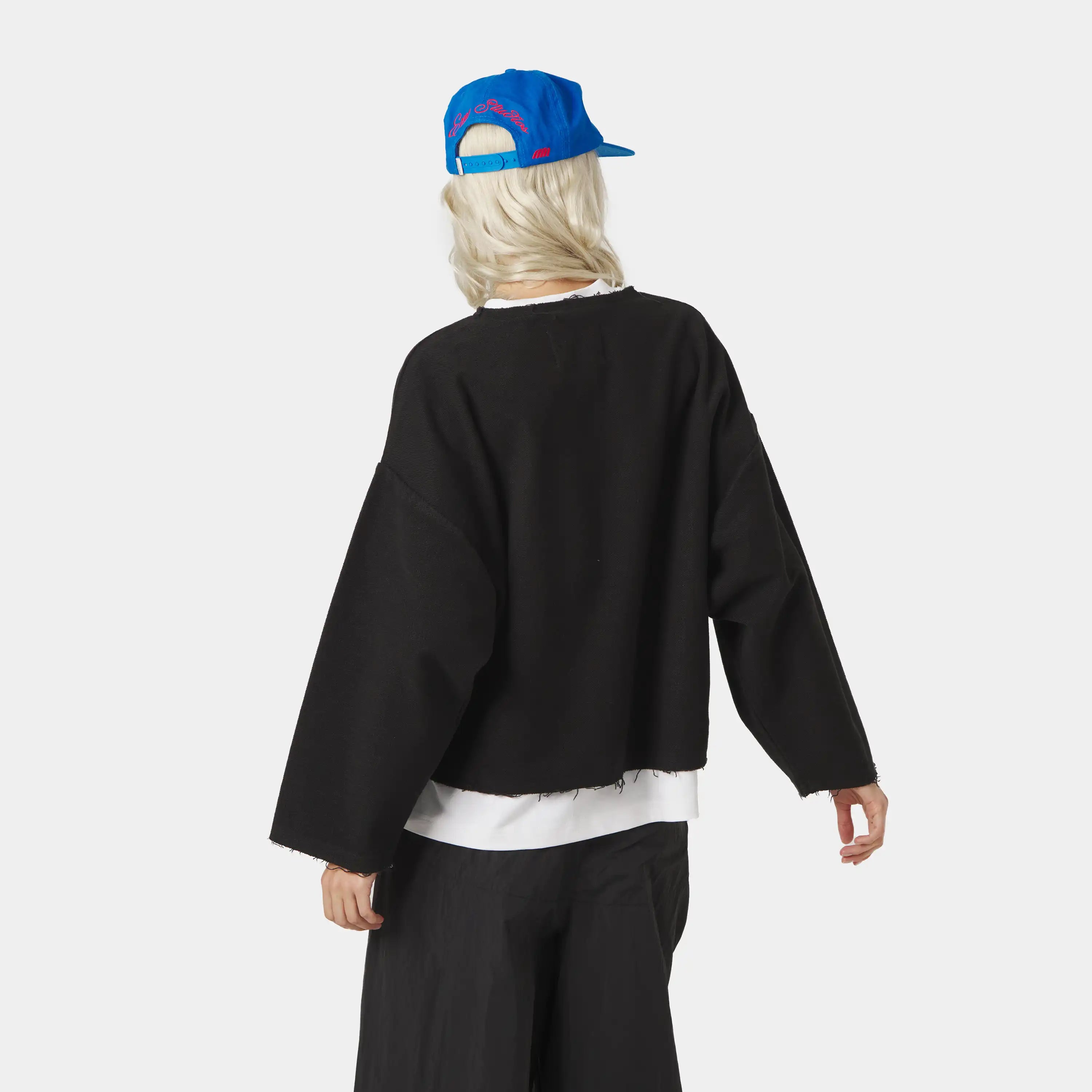 Patches Black Crewneck