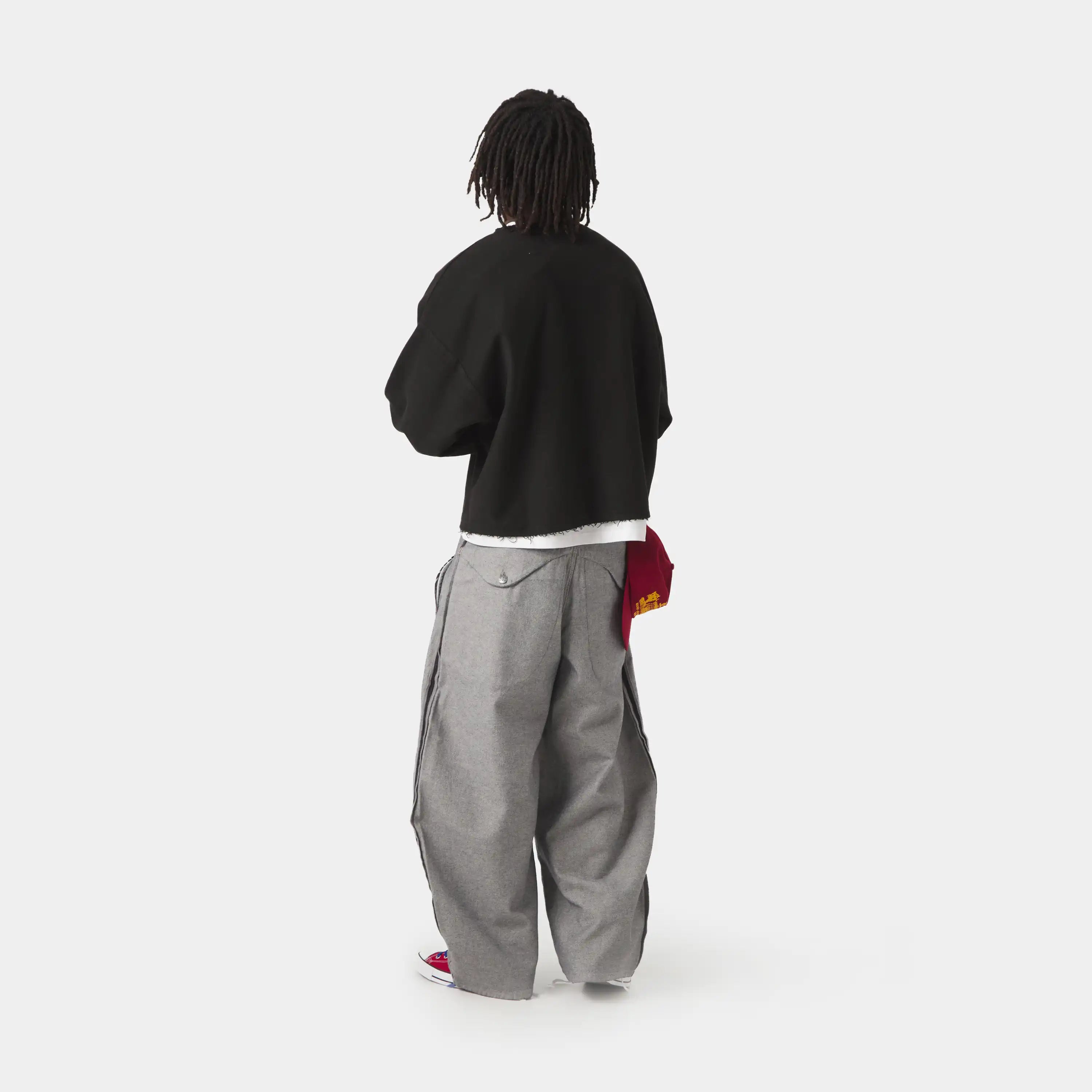 Patches Black Crewneck