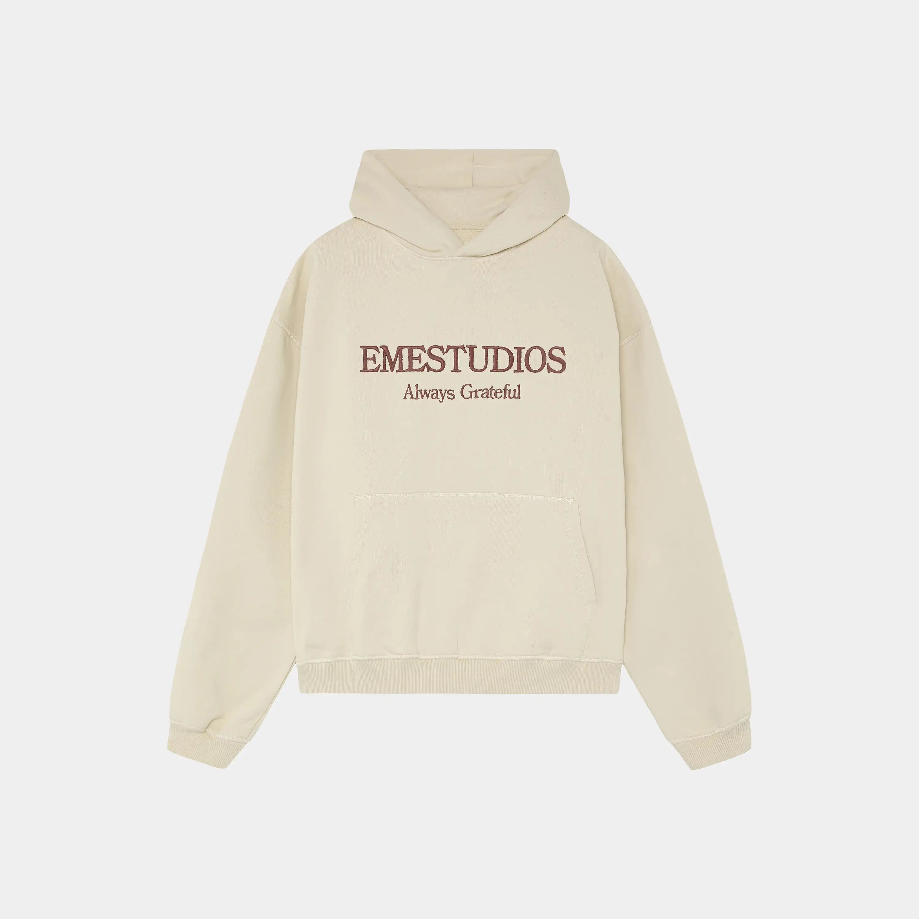 Studio Fog Sand Oversized Hoodie