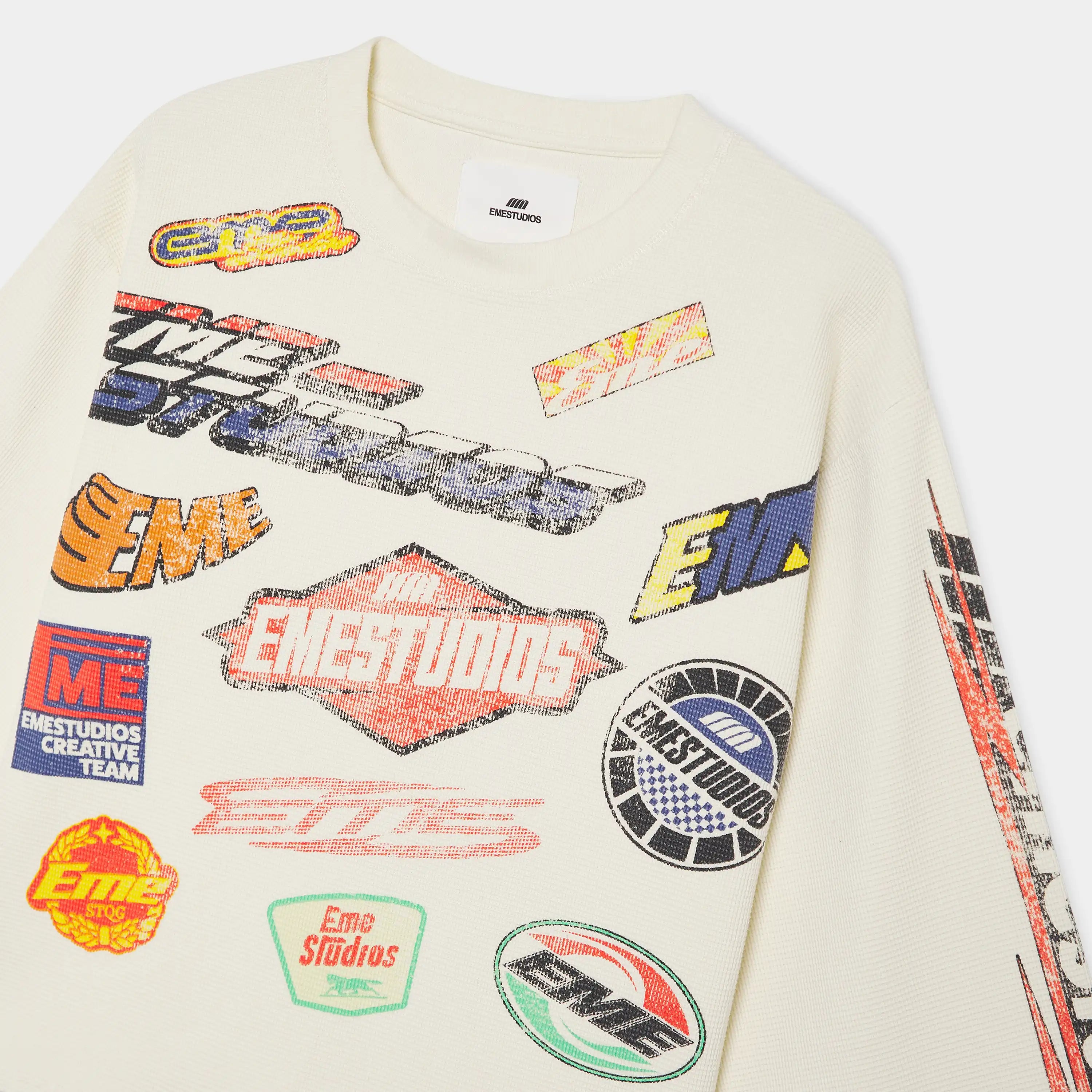 Waffle Off Sand Crewneck