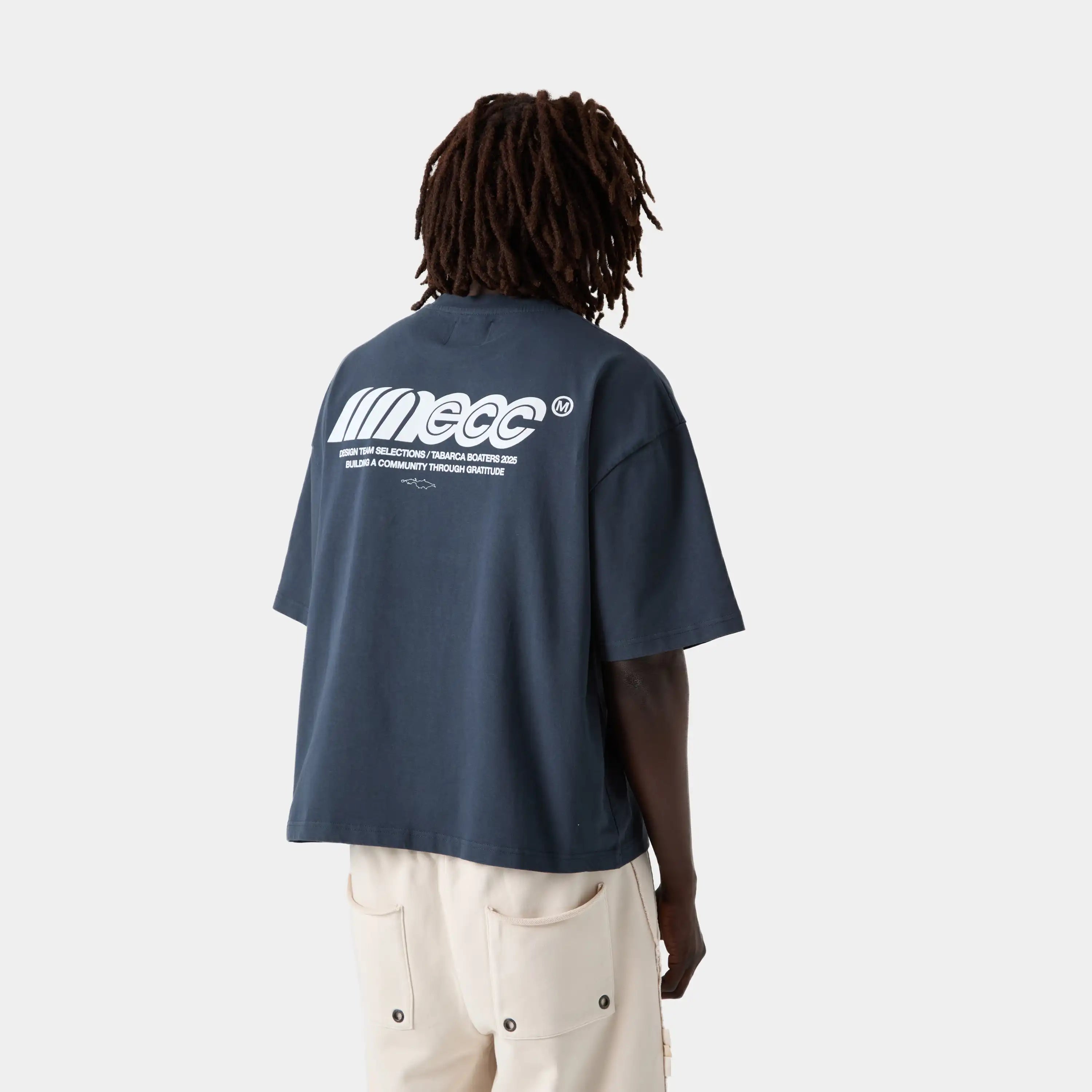 ECC Navy Oversized Tee