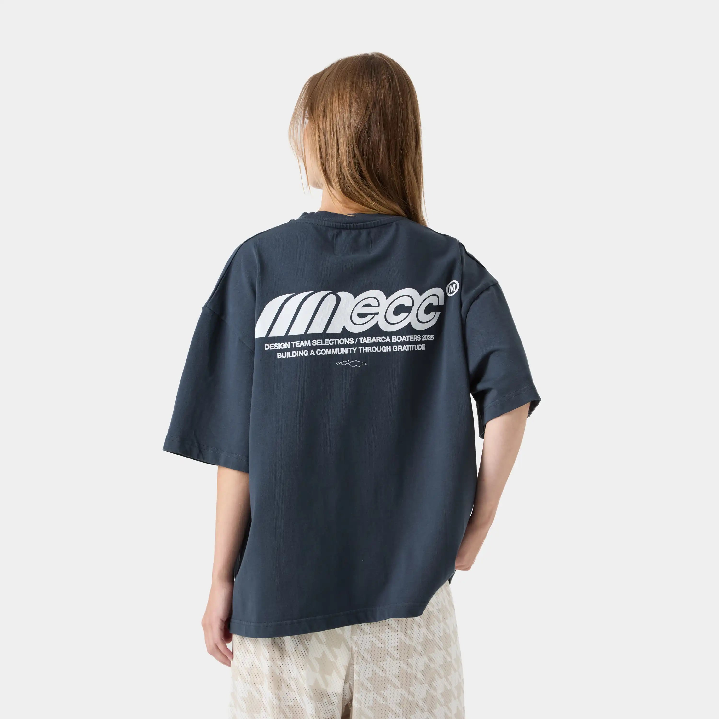 ECC Navy Oversized Tee