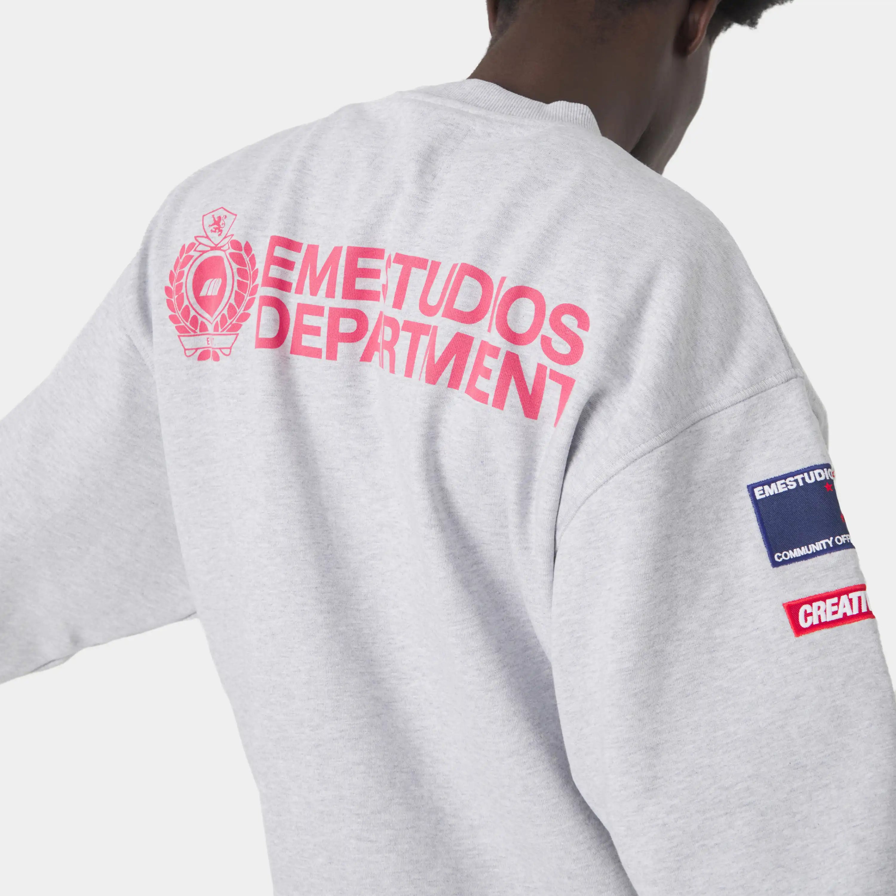 Building Heather Grey Crewneck