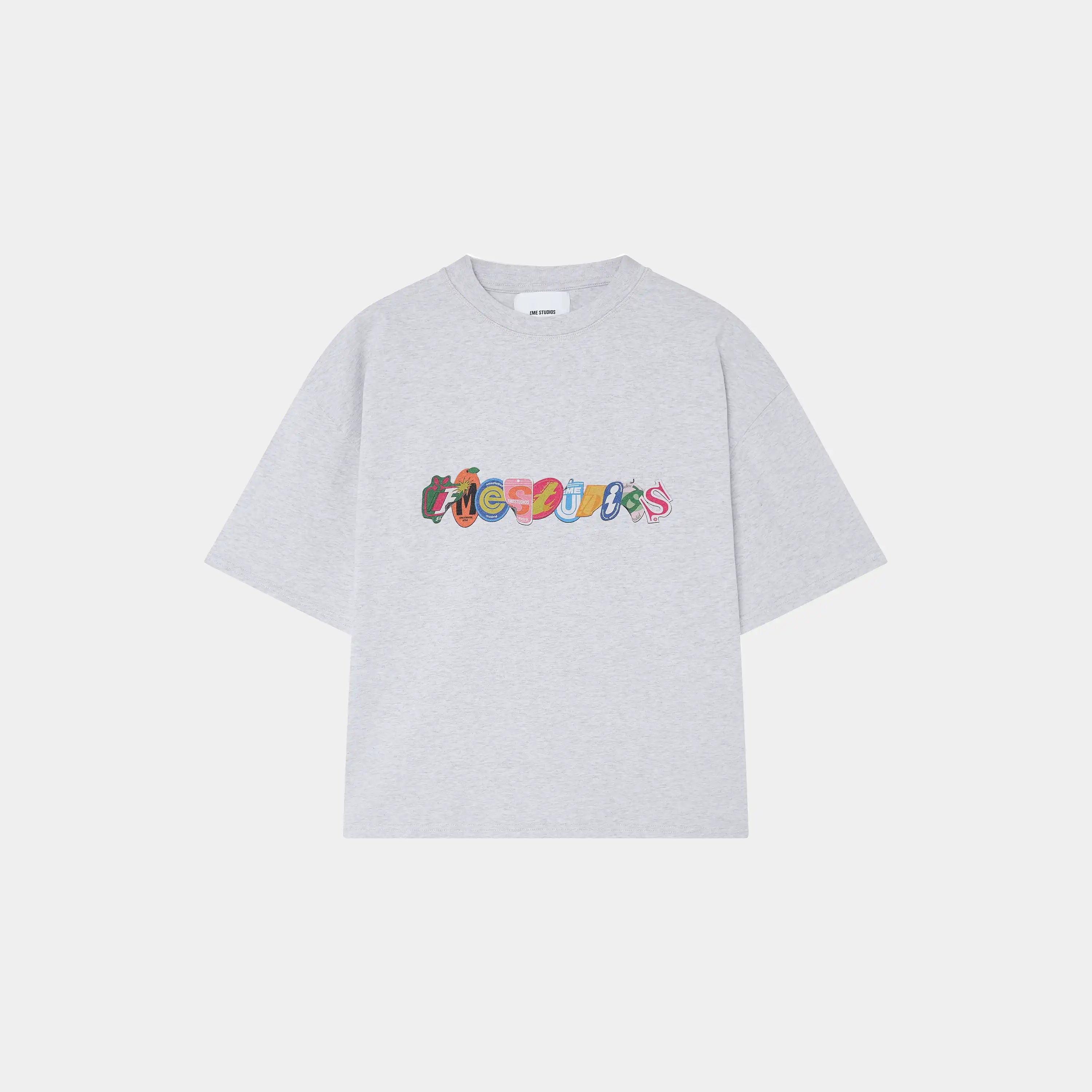 Stickers Heather Grey Tee