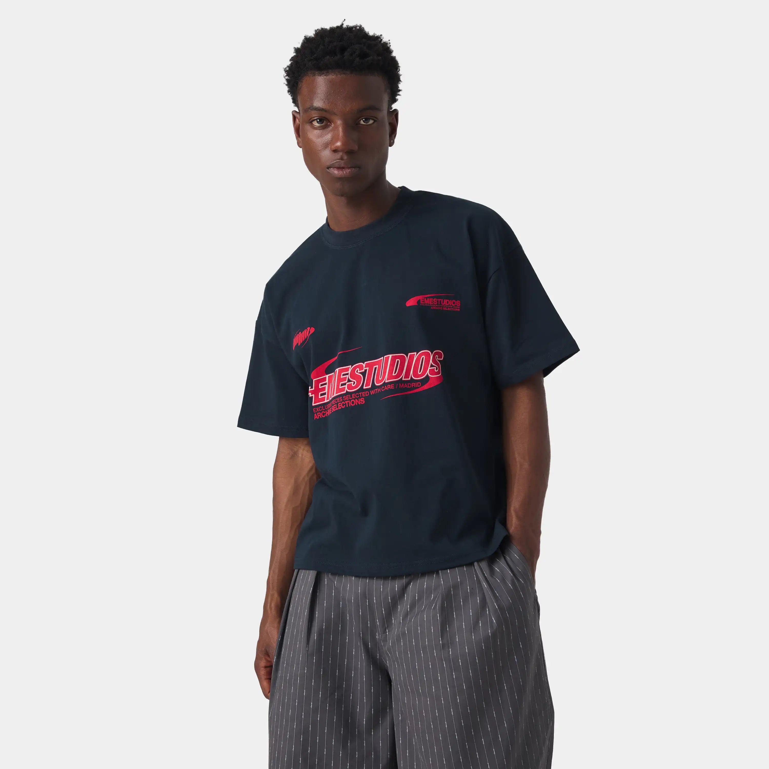 Tracer Navy Oversized Tee