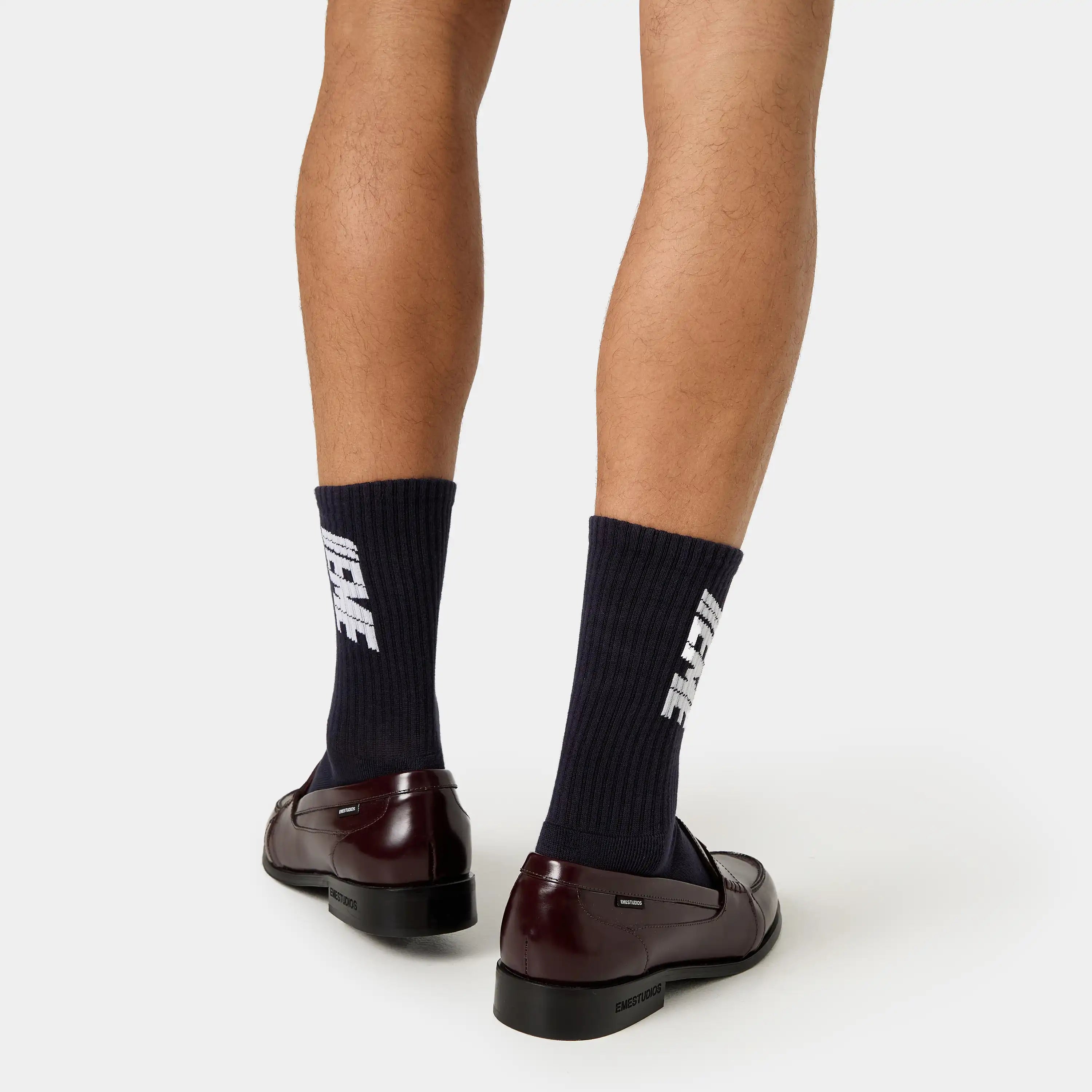 Wheelie Navy Socks