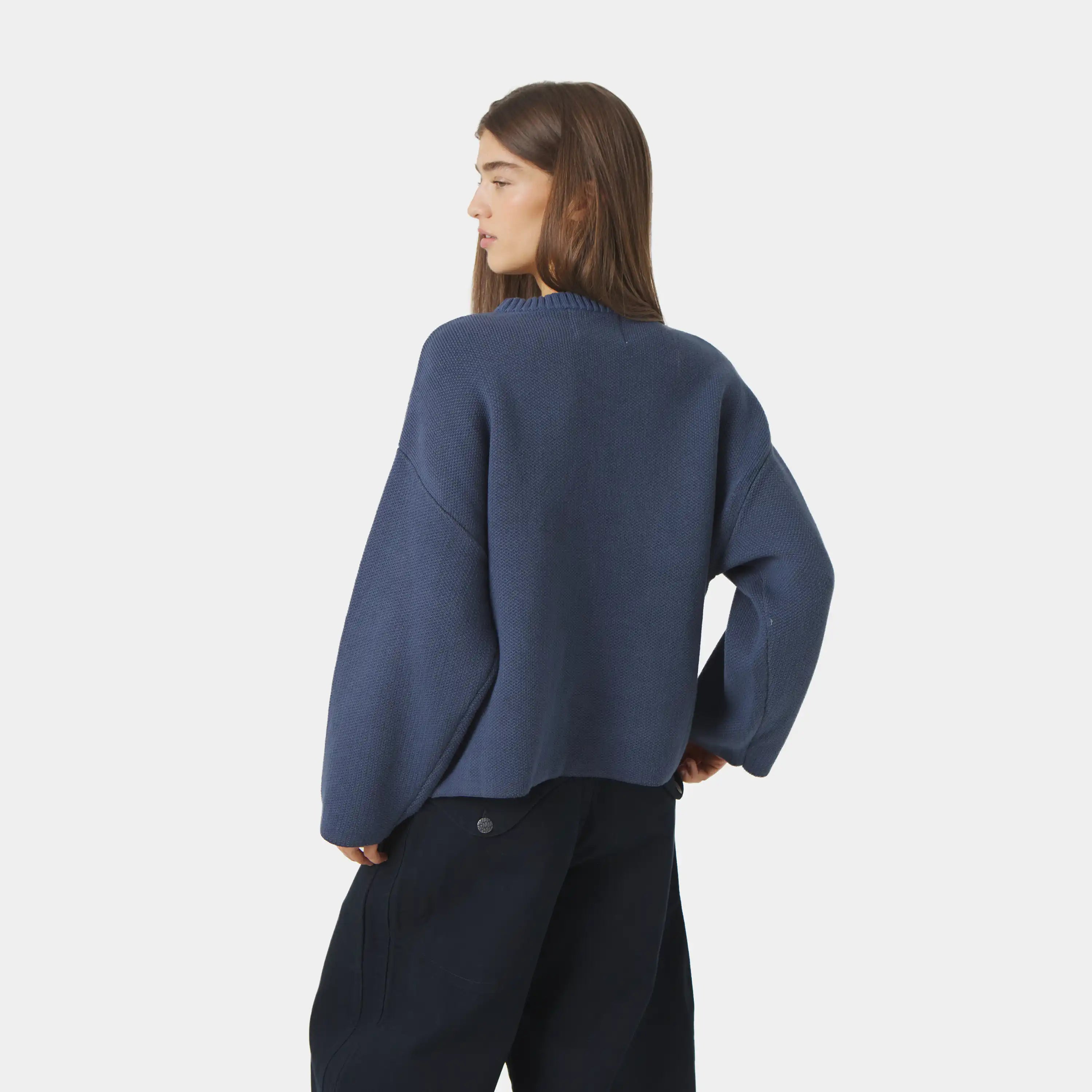 Flux Navy Knit Sweater