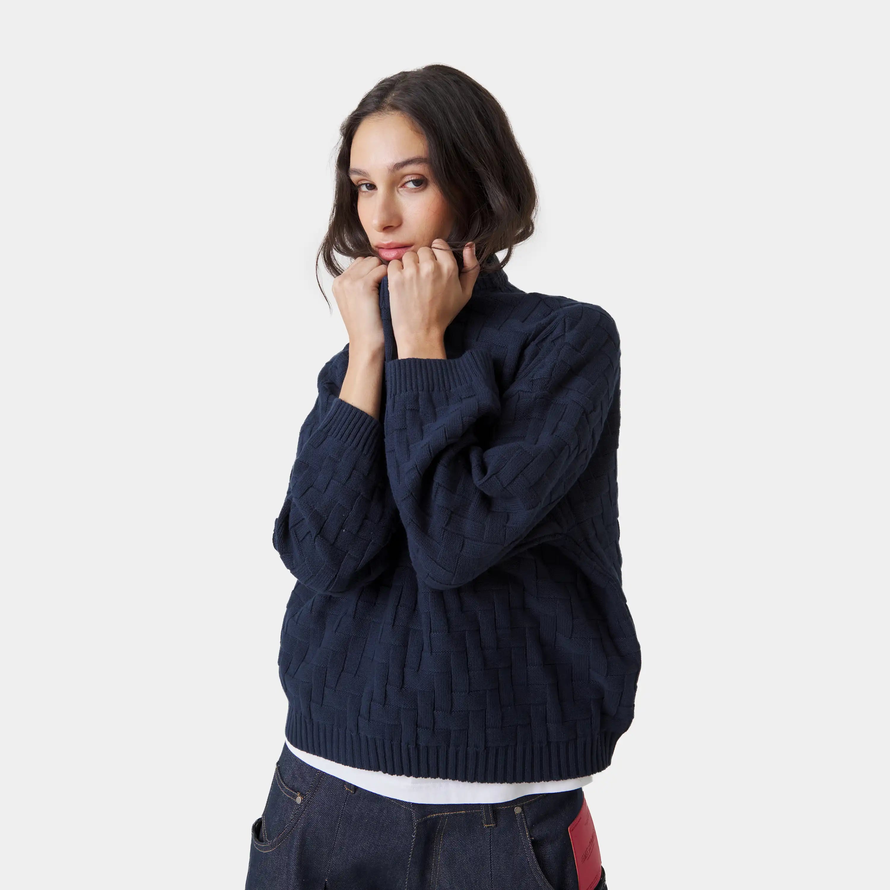 Brick Night Sky Knit Sweater