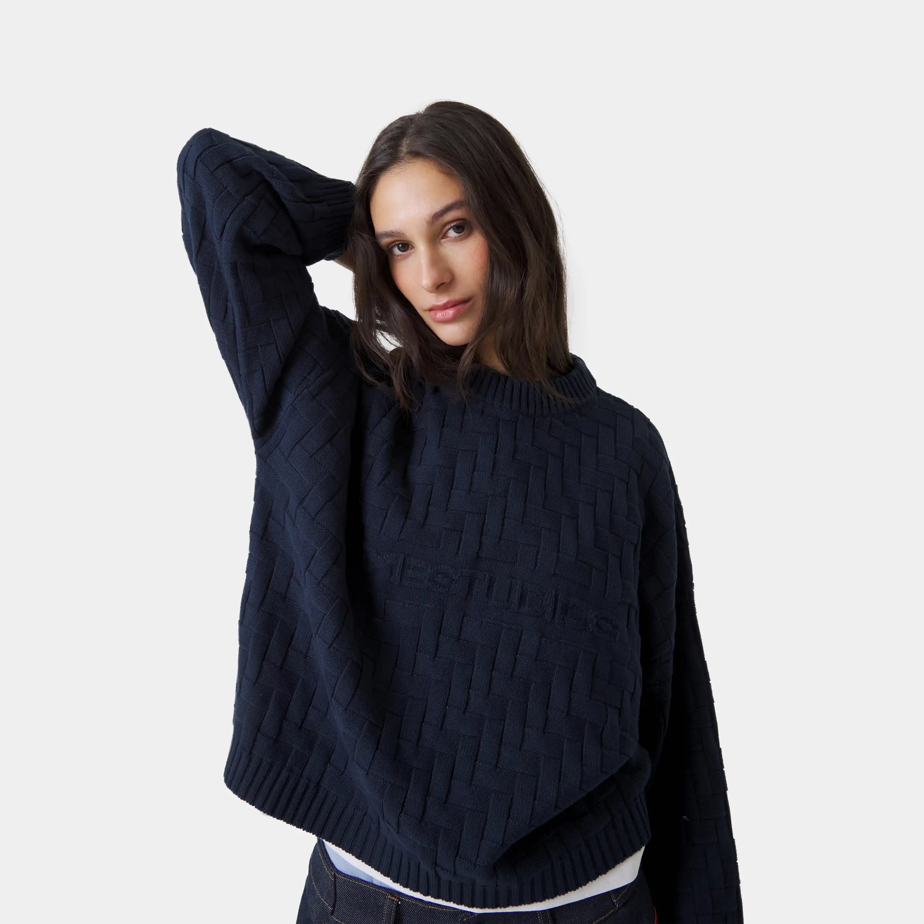 Brick Night Sky Knit Sweater