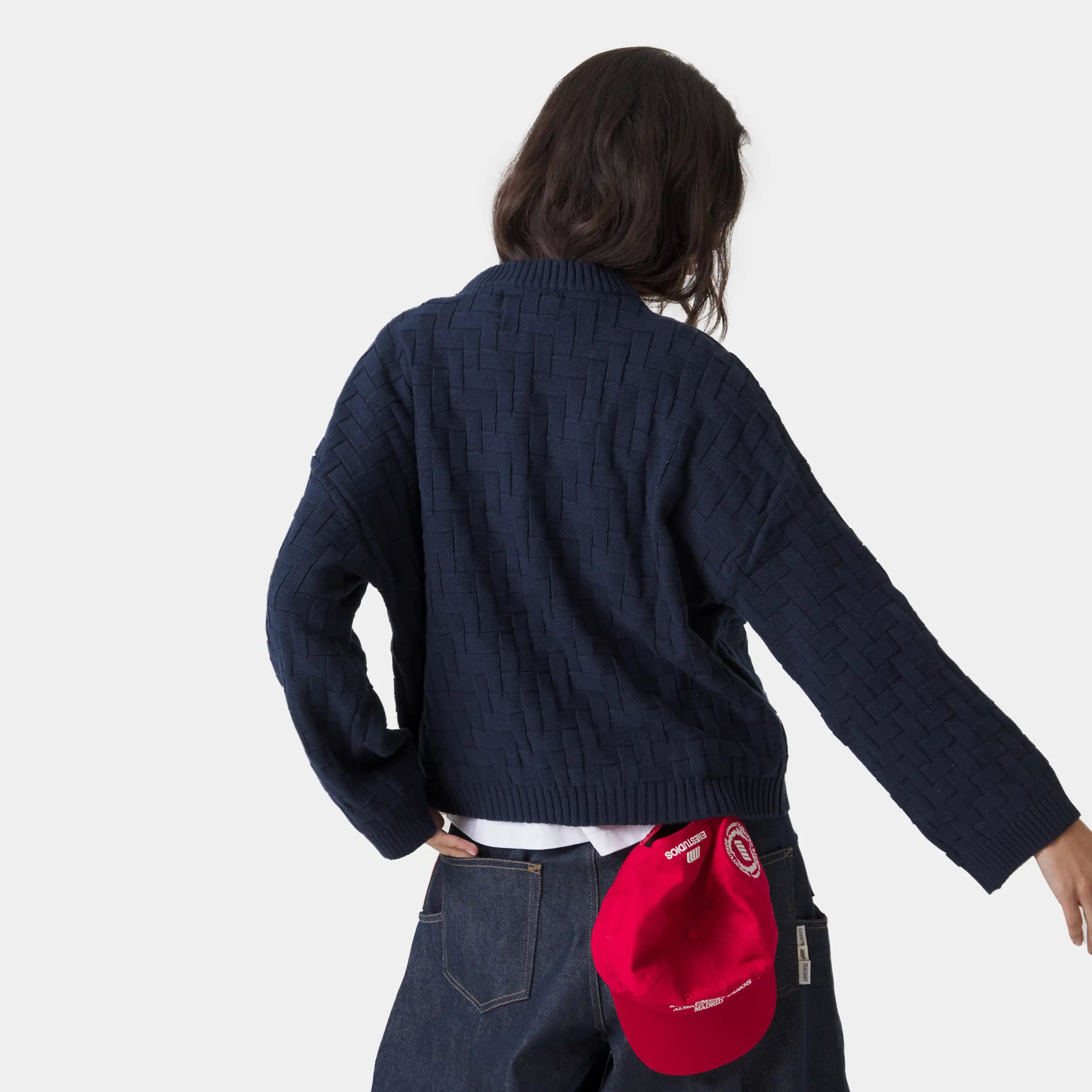 Brick Night Sky Knit Sweater