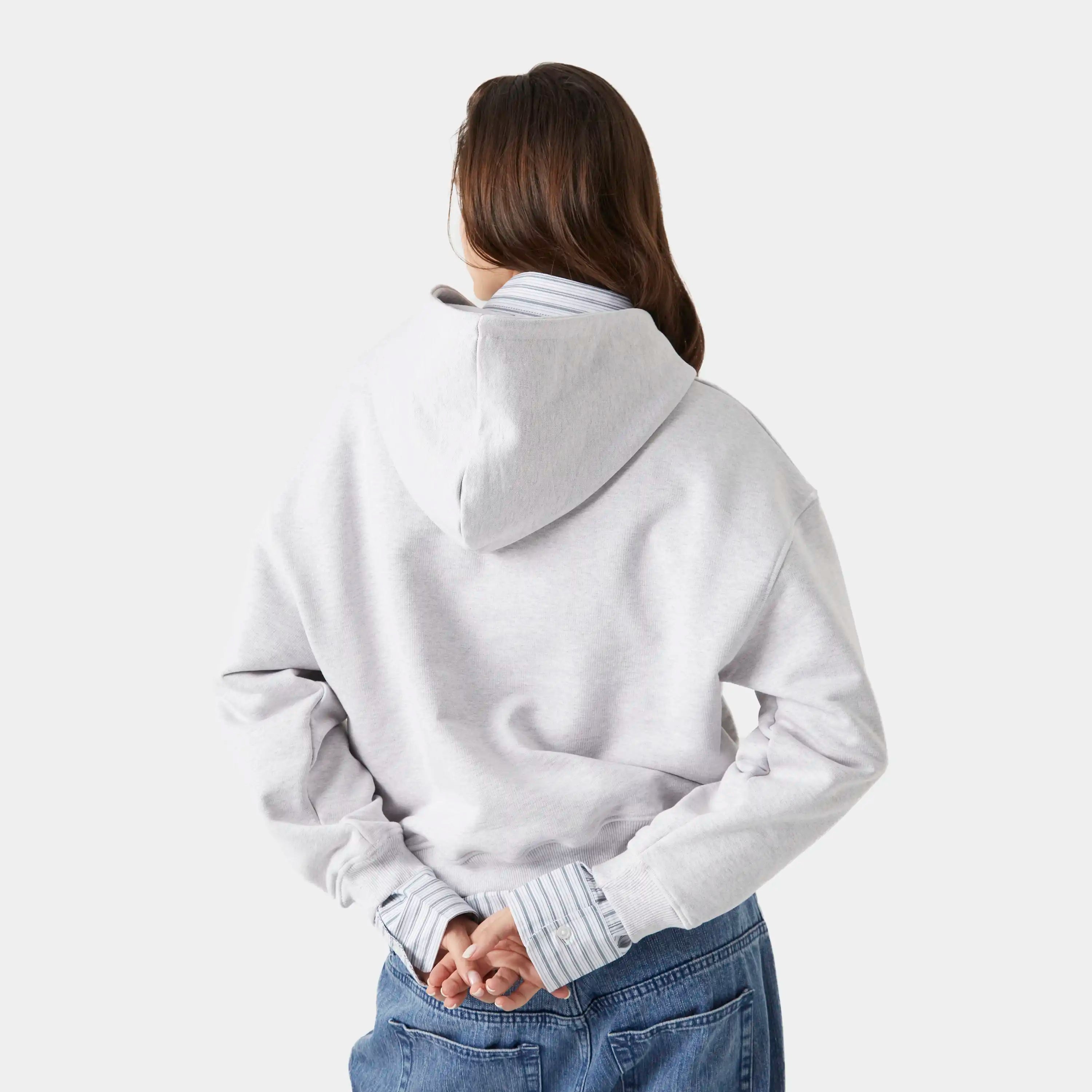 Boarding Pass Heather Grey Hoodie