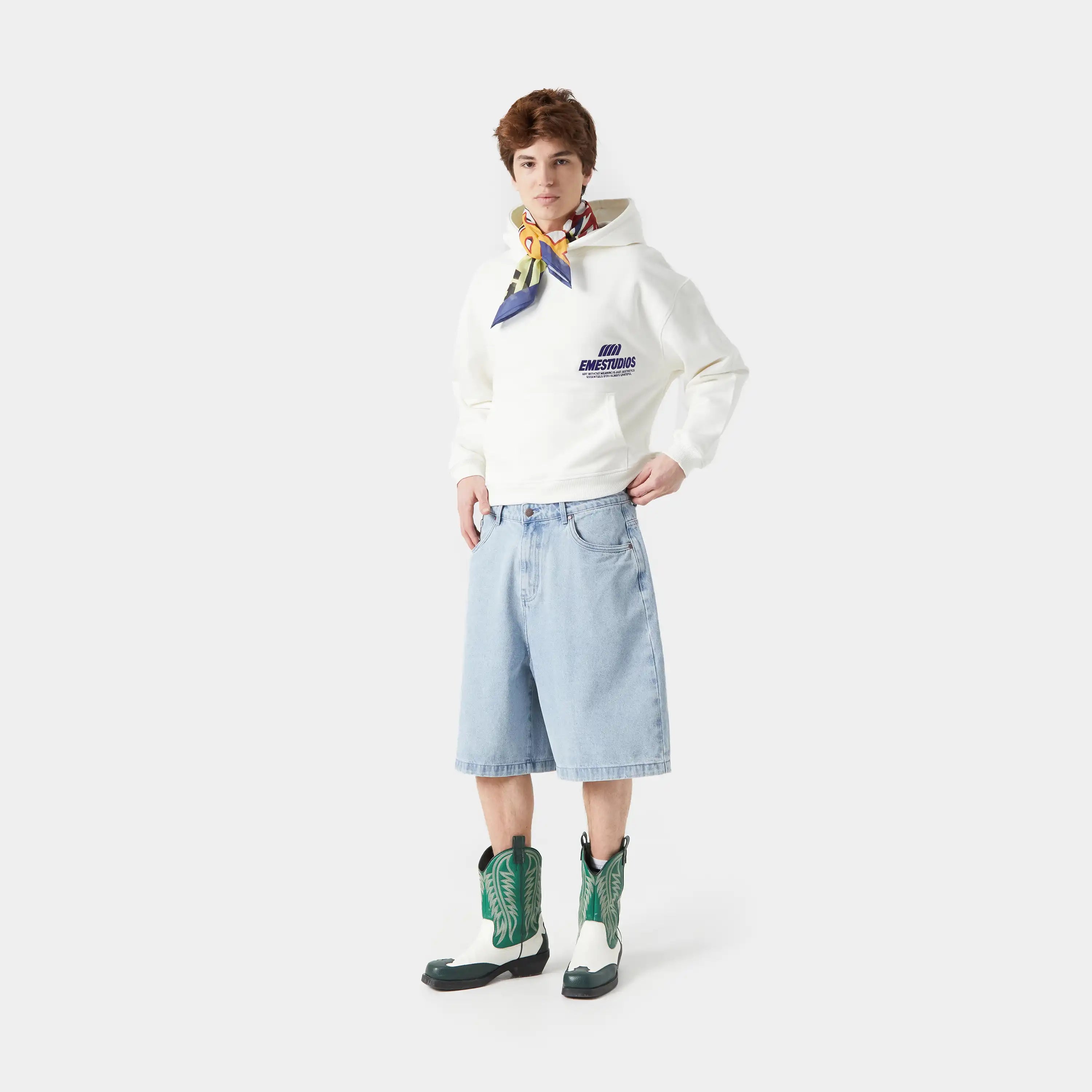 Andy Cloudy Denim Jorts