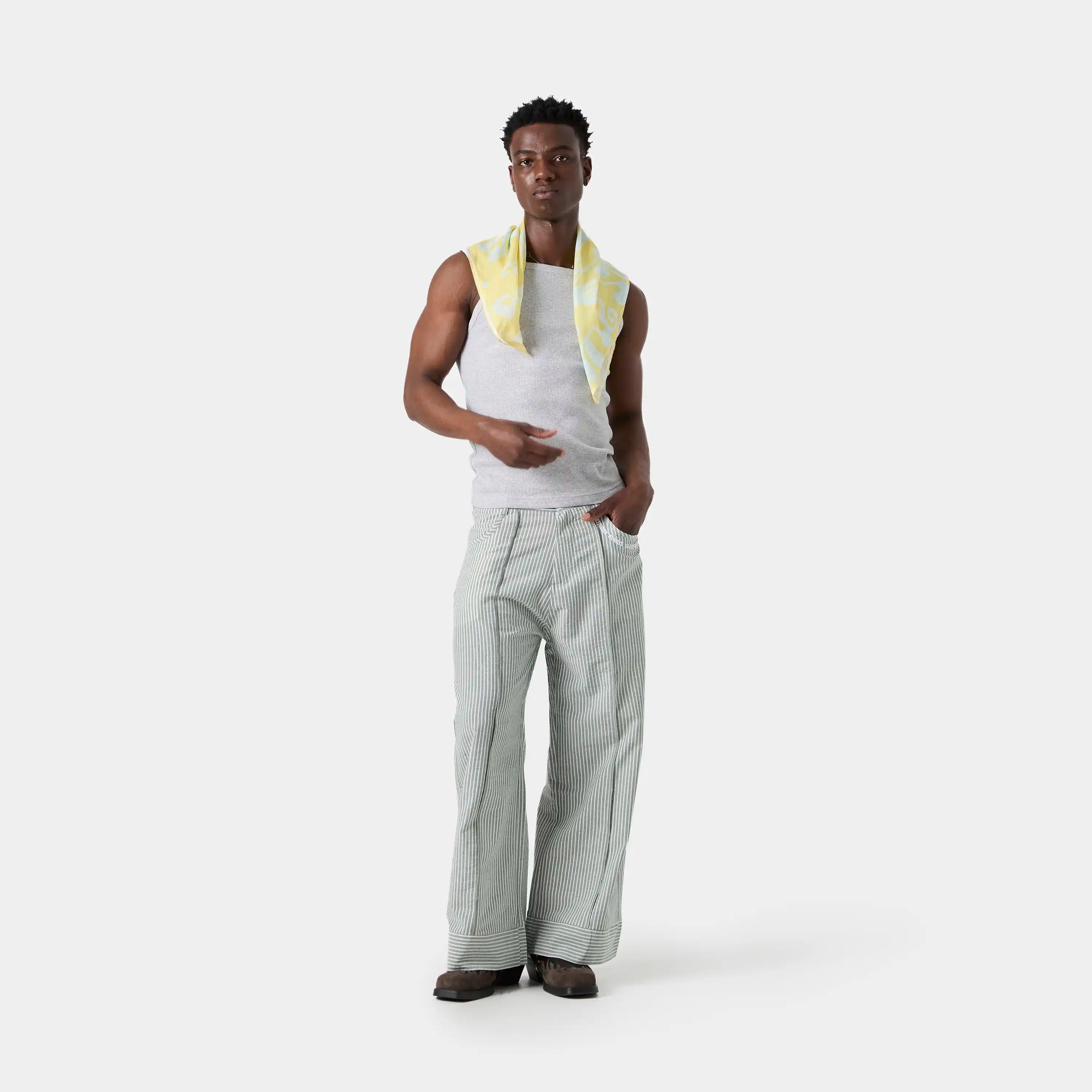 Striped Hunt Baggy Pants