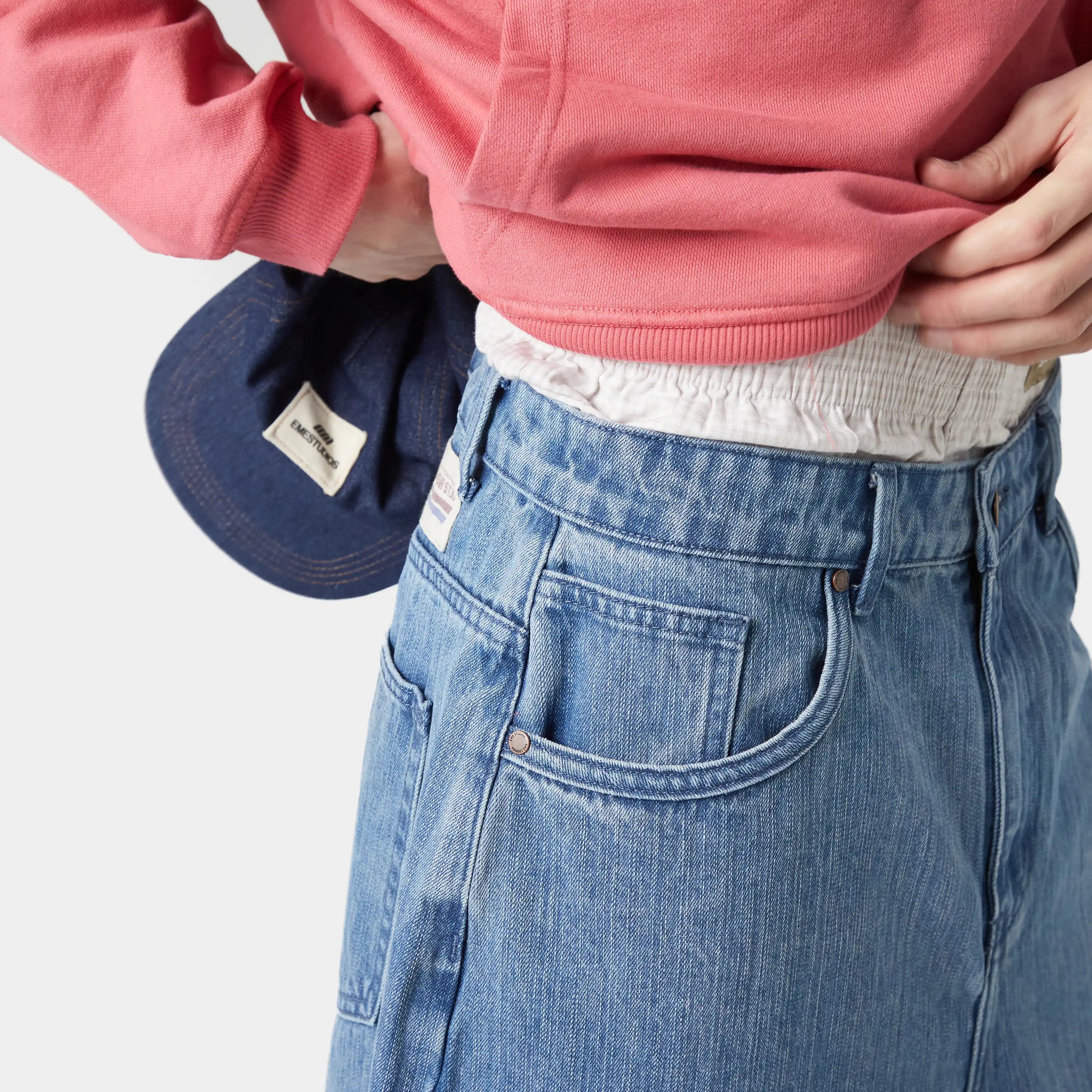 Andy Scratch Denim Jorts