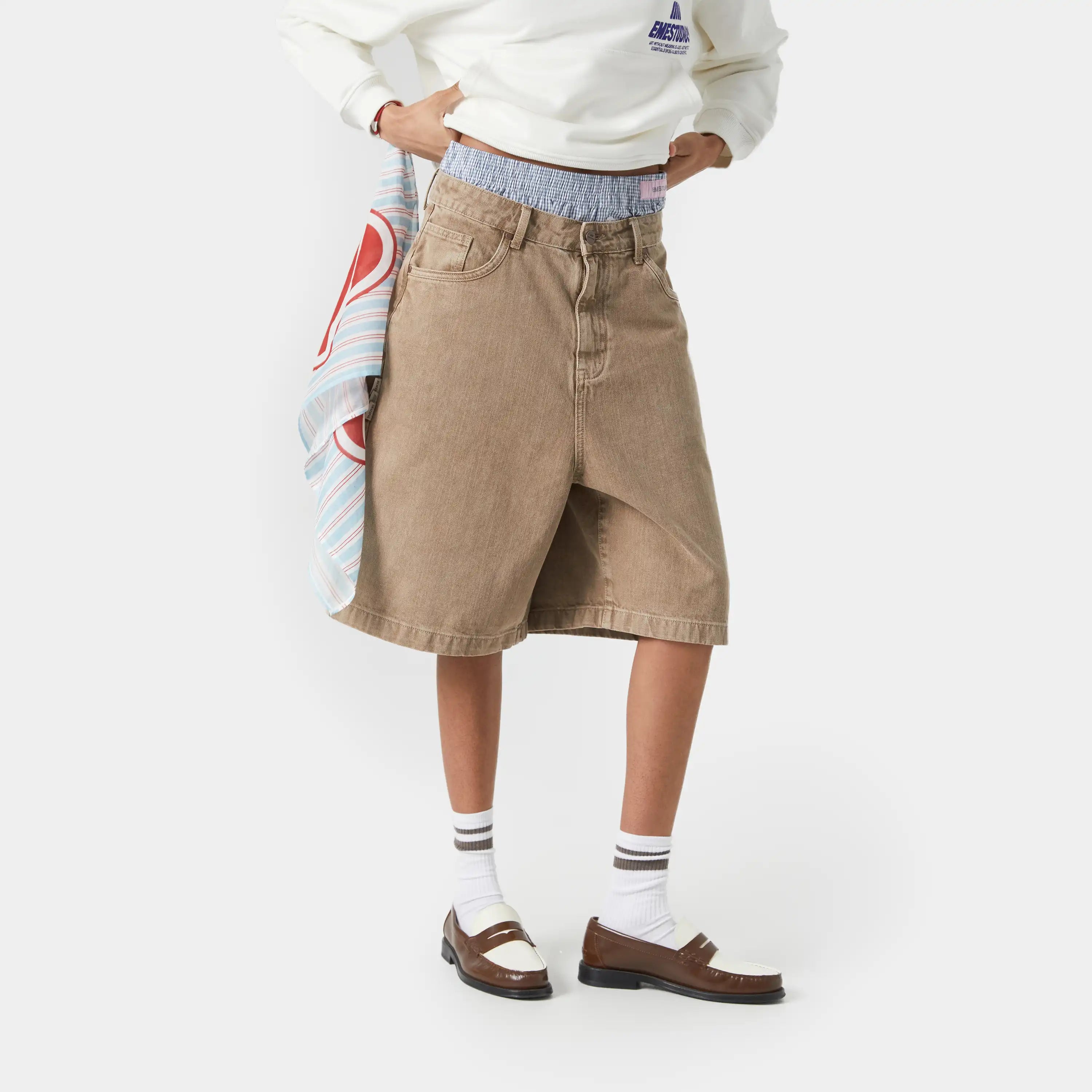 Andy Wooden Denim Jorts