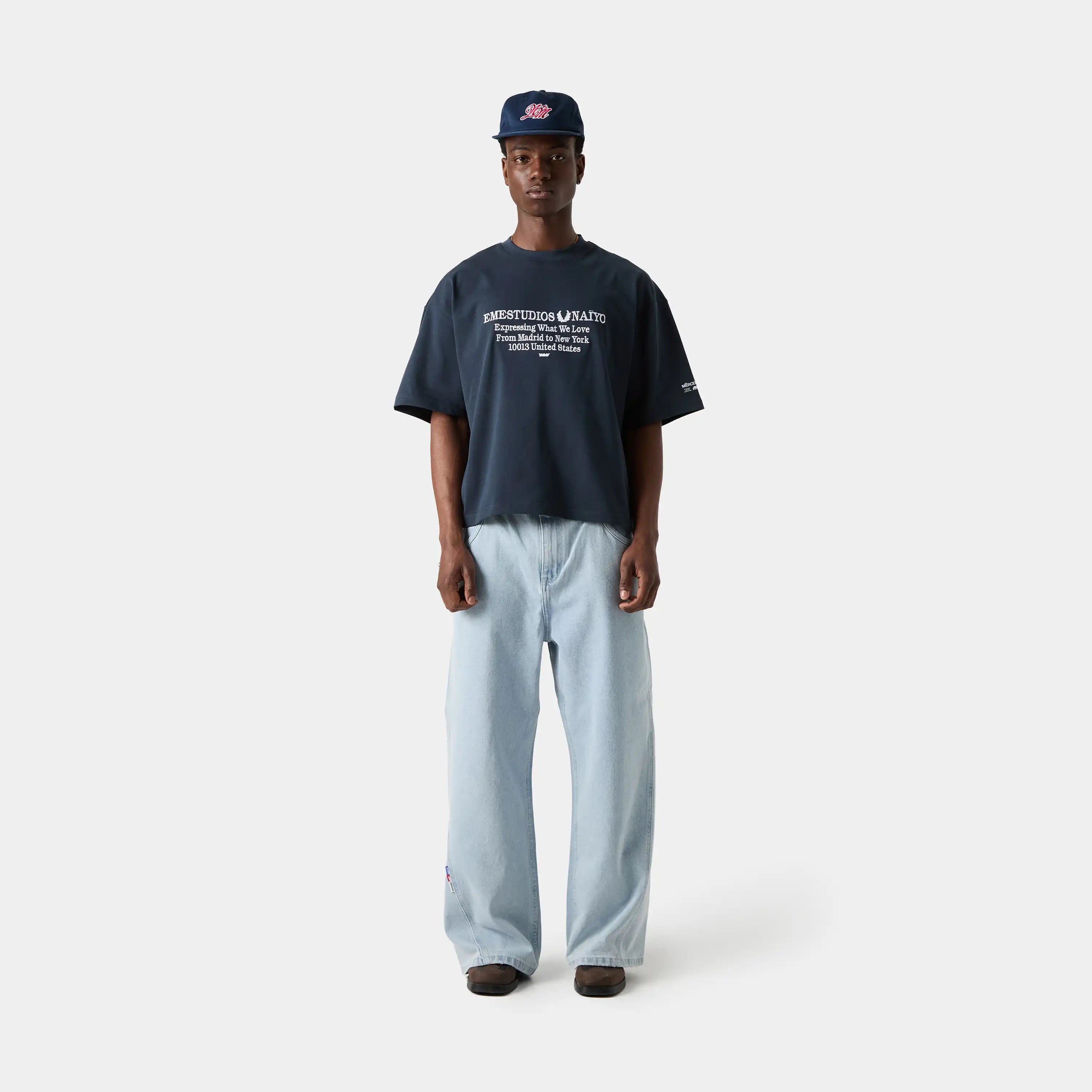 EmeXNaiyo Navy Tee