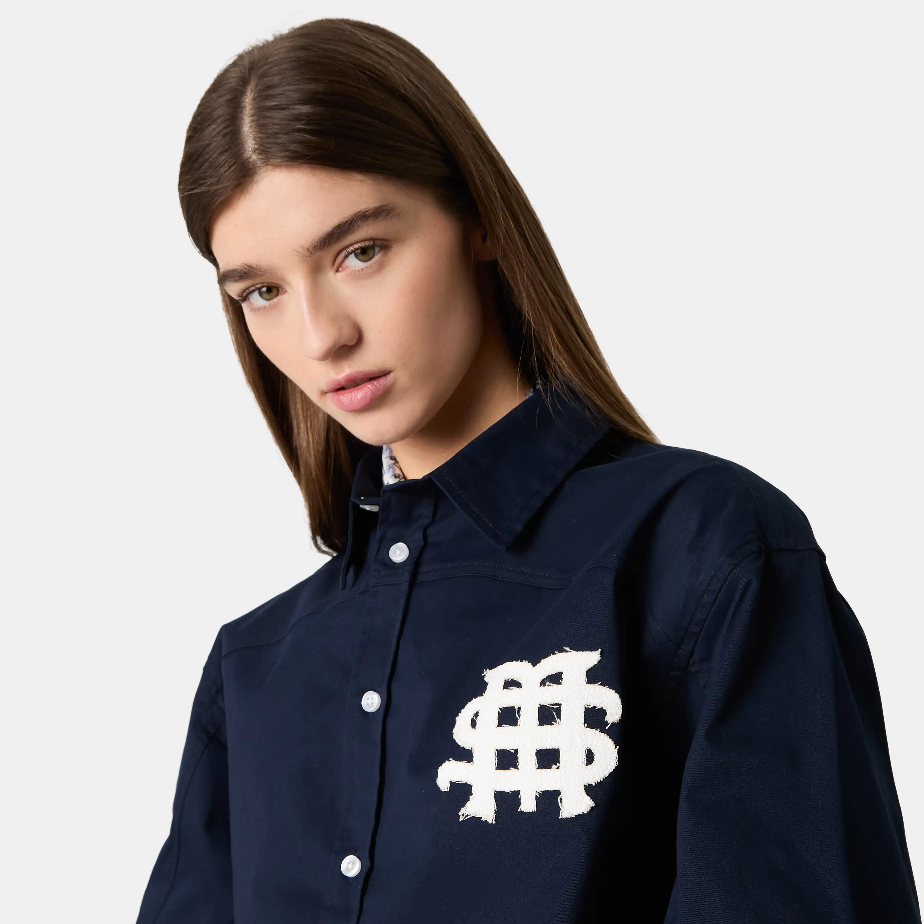 Badge Navy Shirt