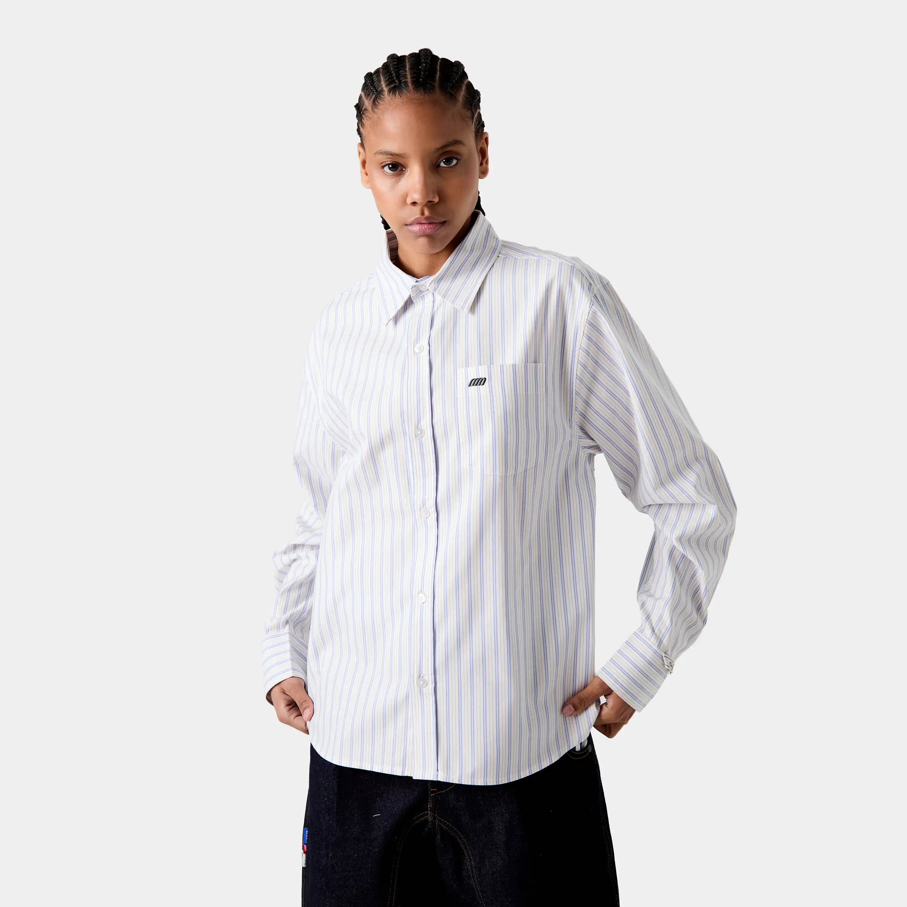 Faelled Blue Boxy Shirt