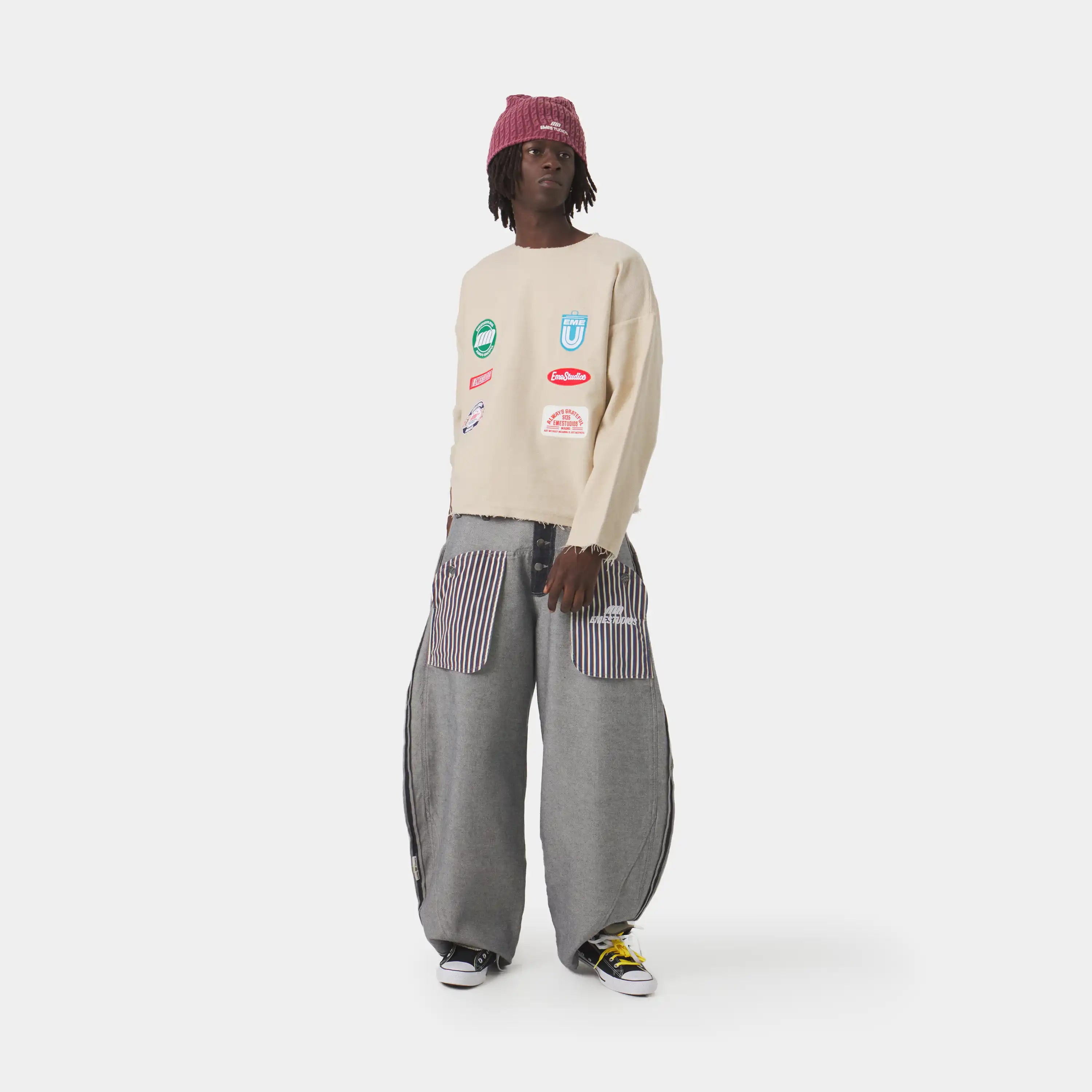 Patches Sand Crewneck