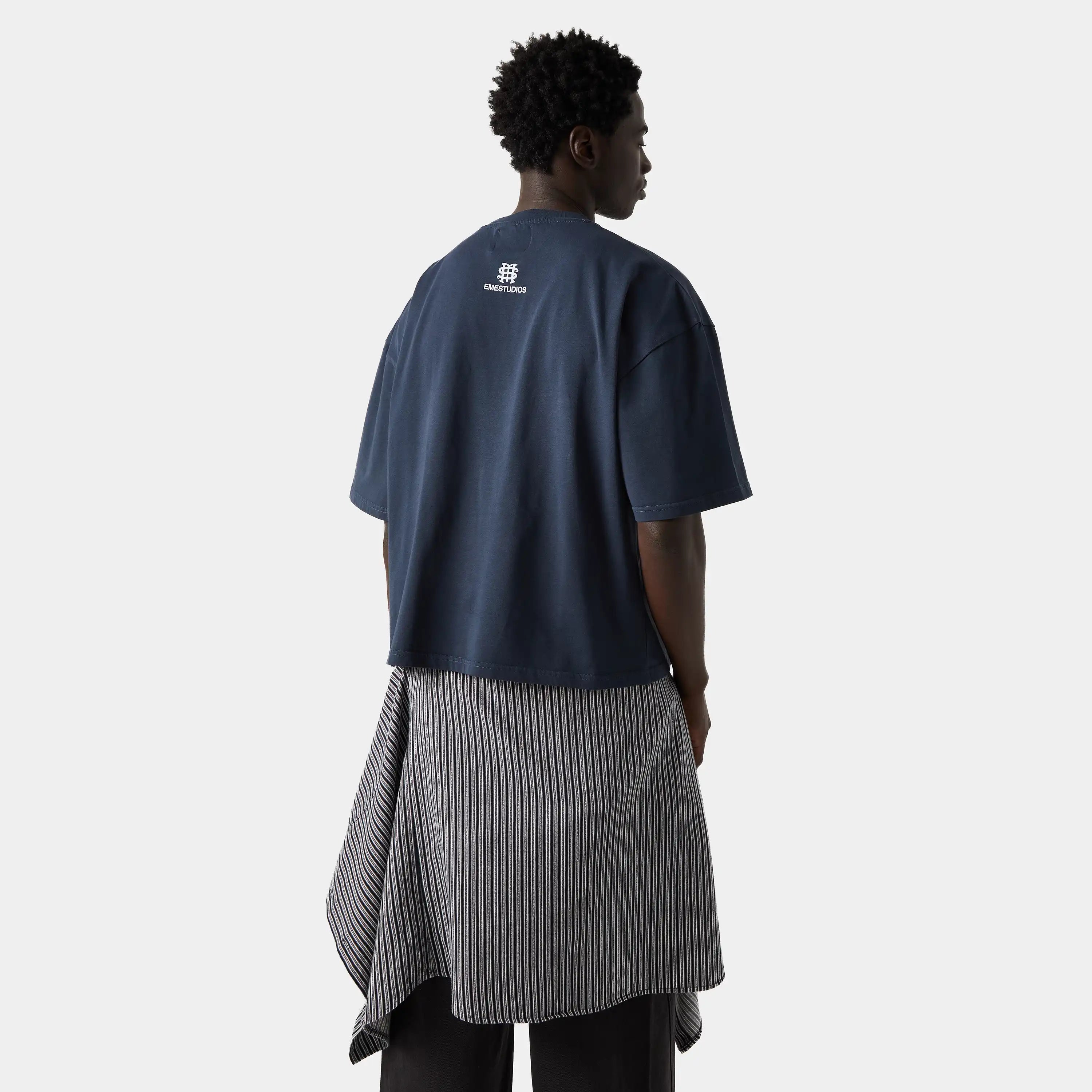 Badge Navy Oversized Tee