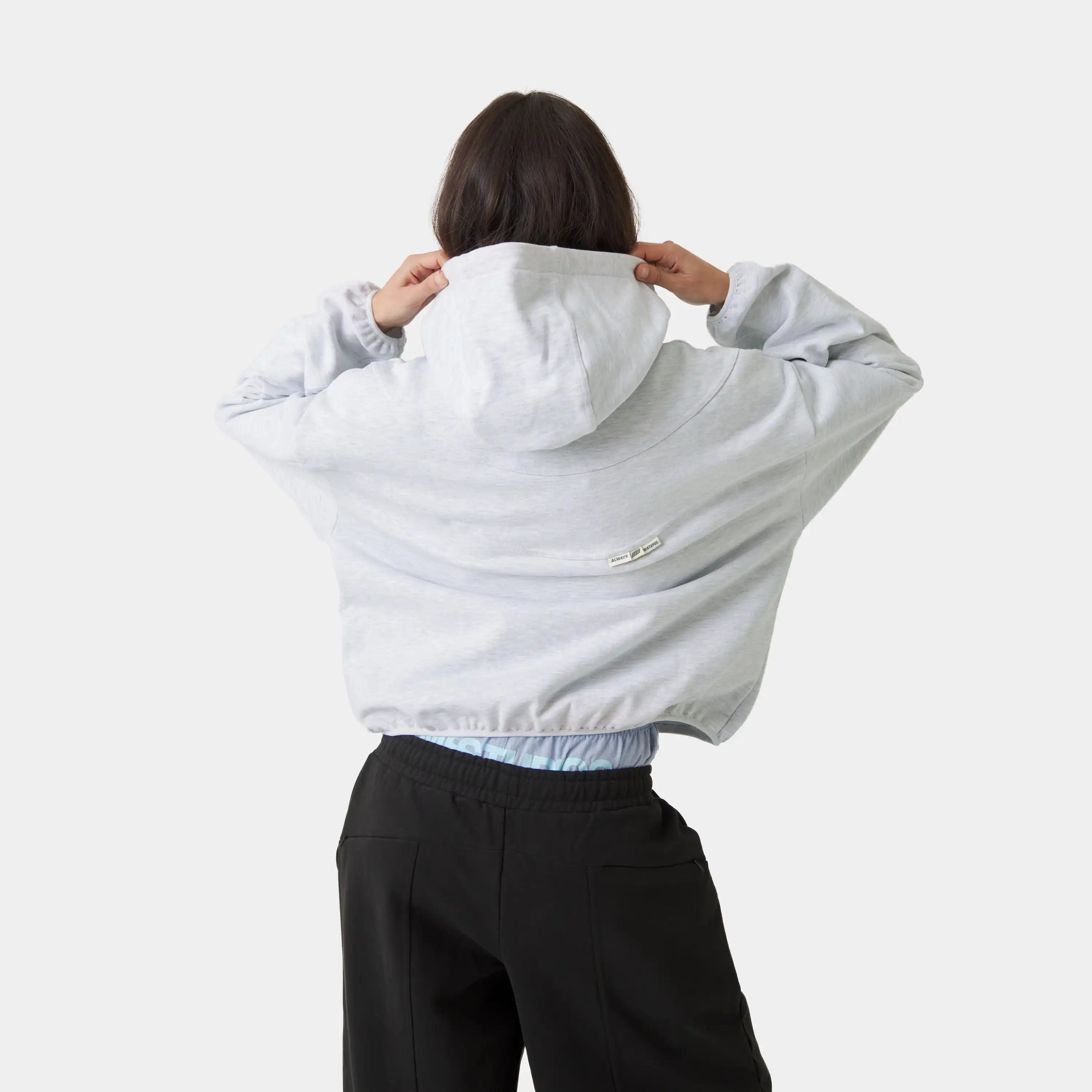 Alfa Heather Grey Oversized Hoodie