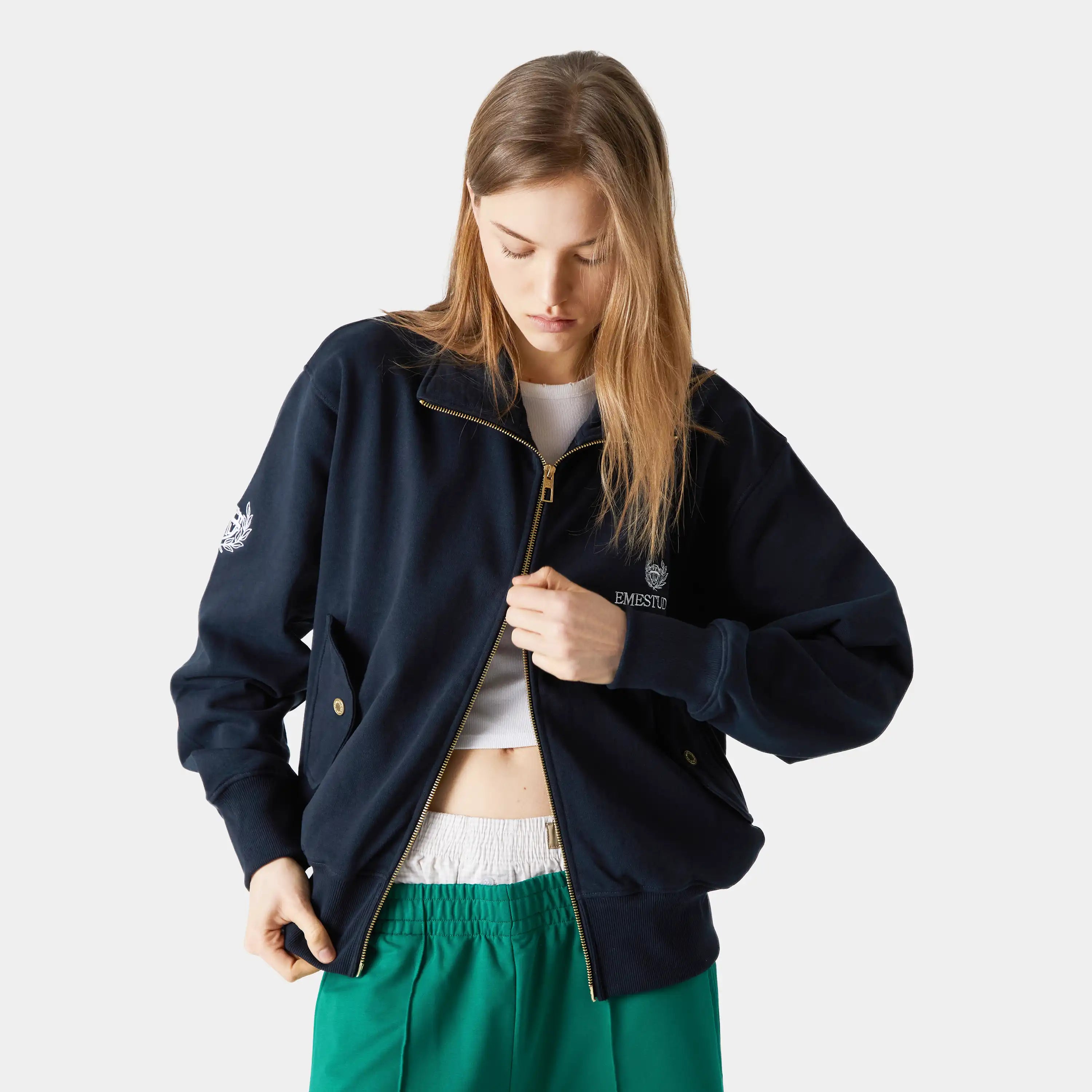 Serv Navy Full Zip Jacket