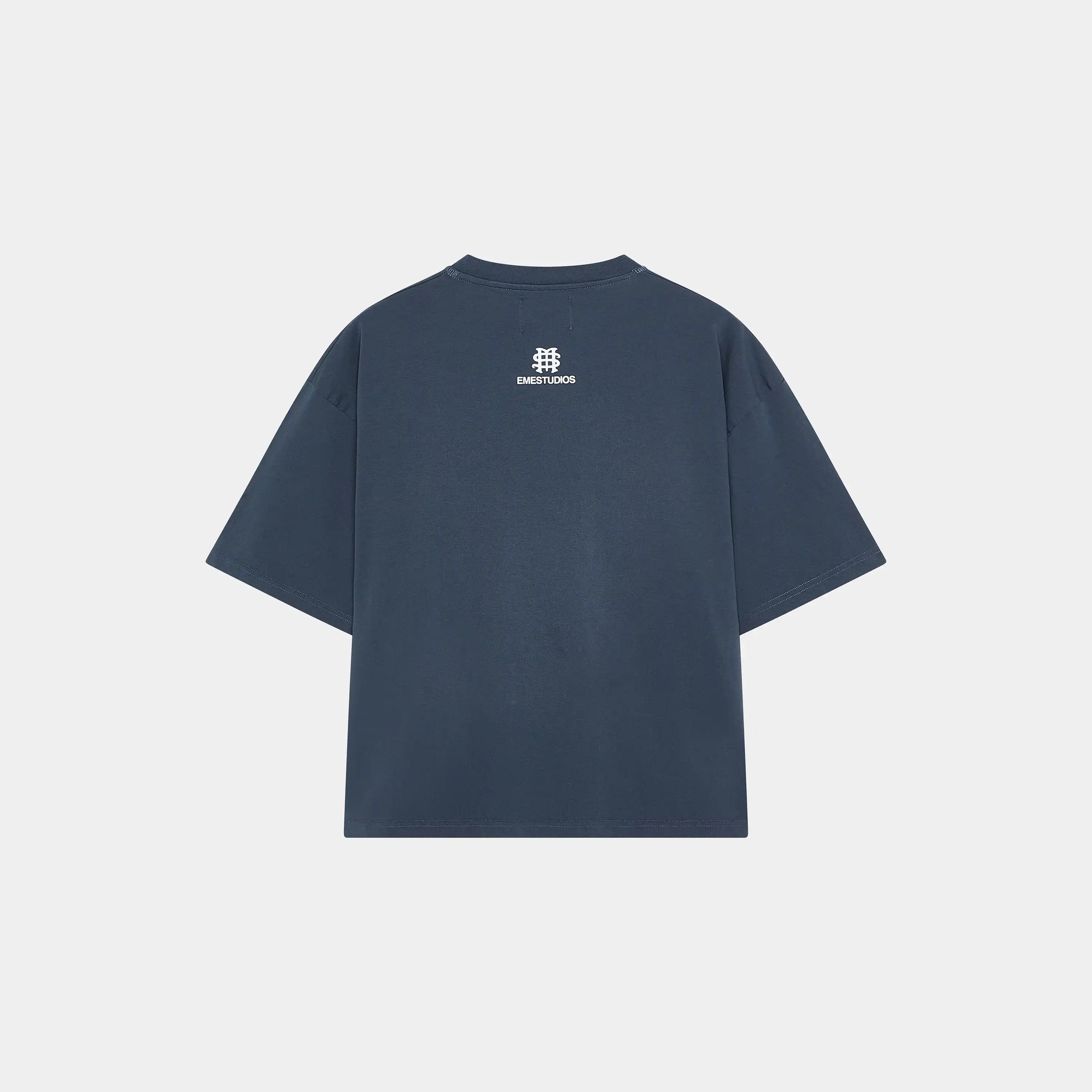 Badge Navy Oversized Tee