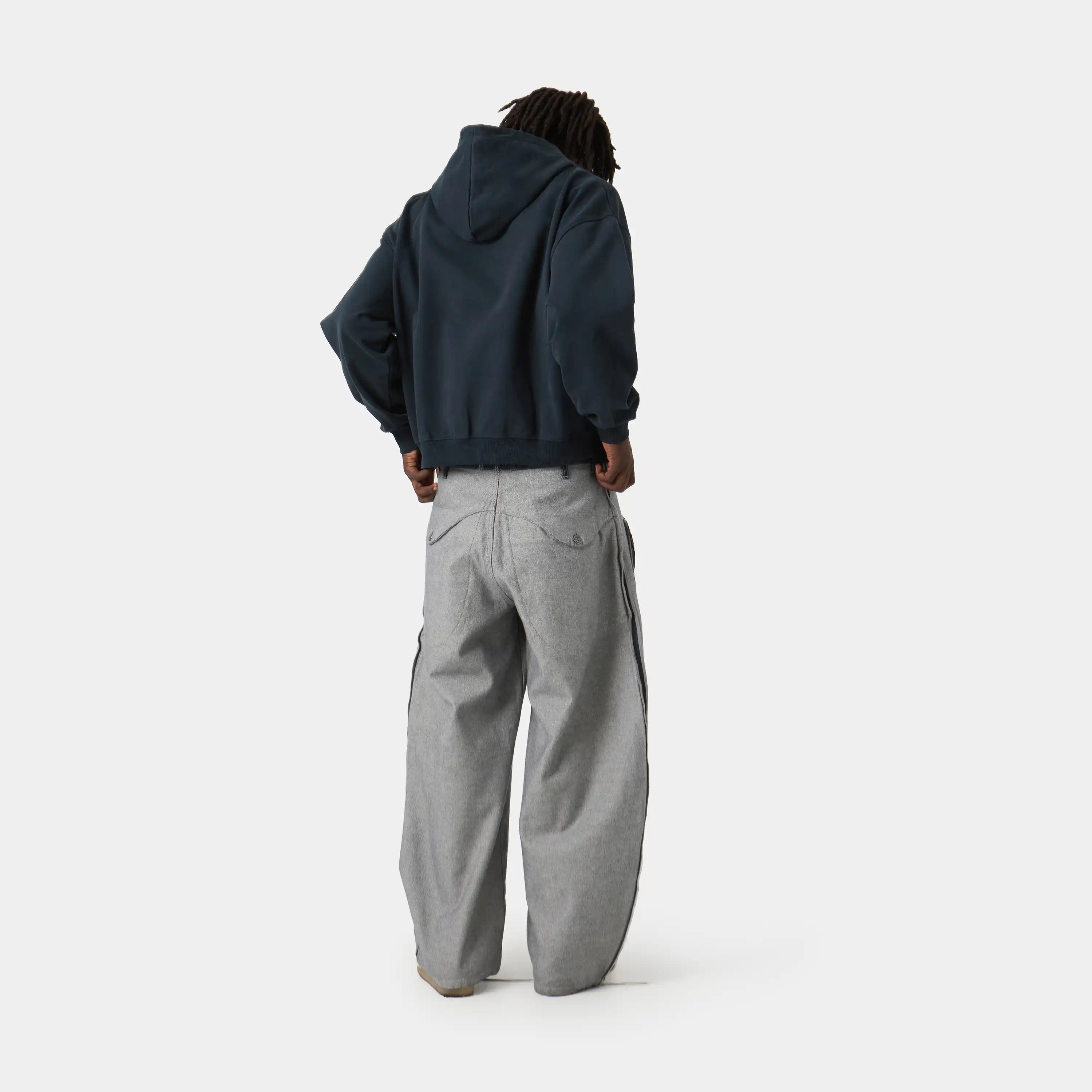 Brook Navy Oversized Hoodie