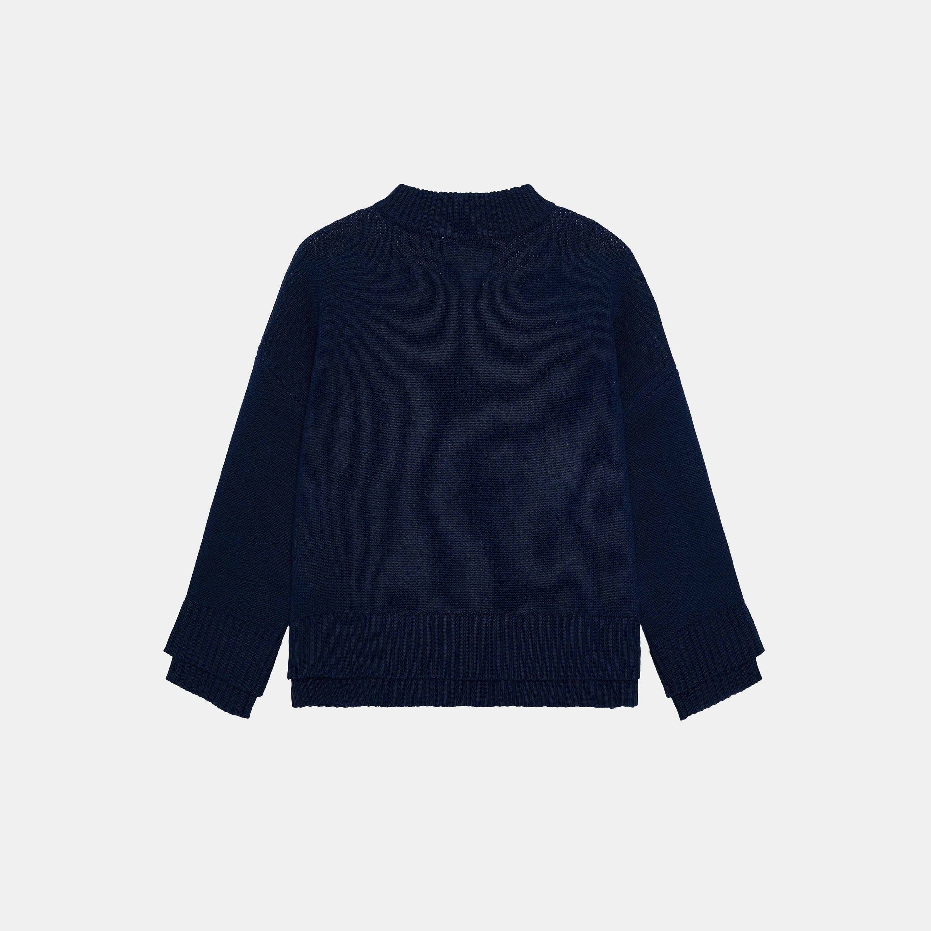 Bryss Navy Knit