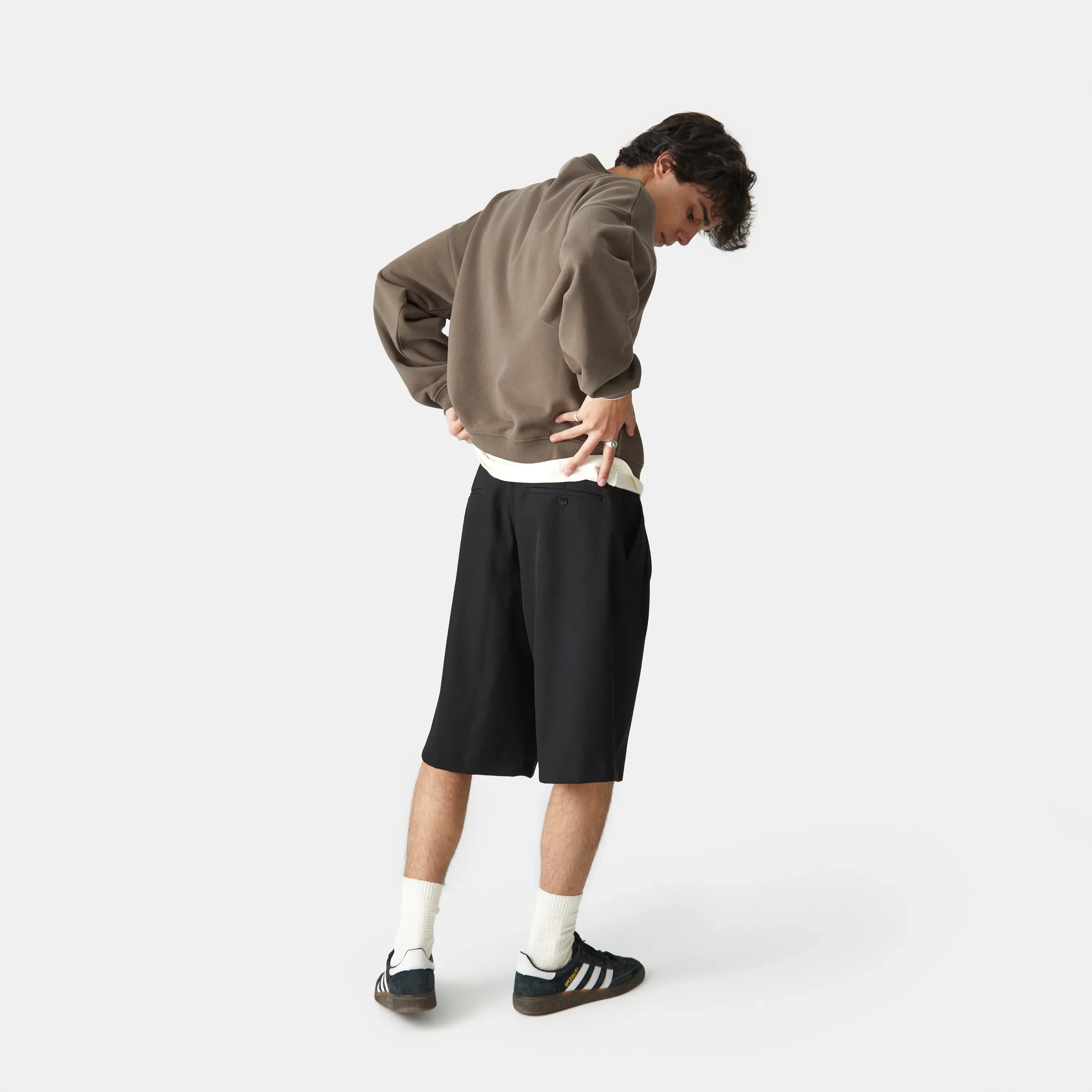 Box Muddy Brown Oversized Crewneck