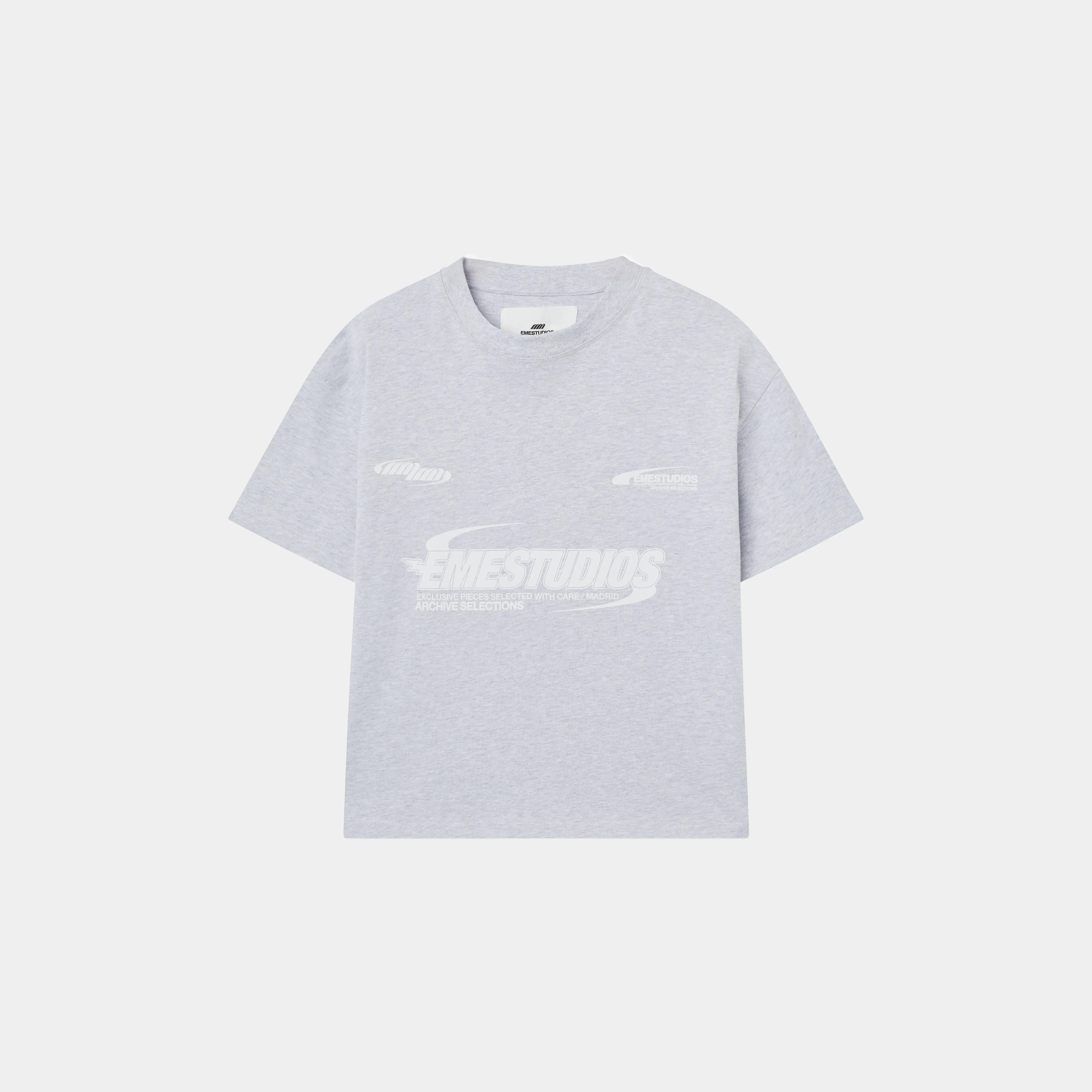 Tracer Heather Grey Oversized Tee